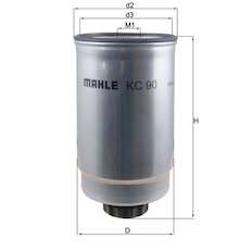 Palivový filtr MAHLE ORIGINAL KC 90