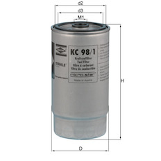 Palivový filtr MAHLE ORIGINAL KC 98/1