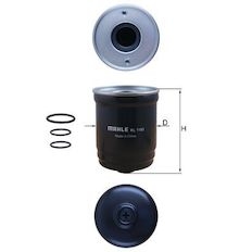 Palivový filtr MAHLE ORIGINAL KL 1193D