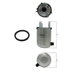 Palivový filtr MAHLE ORIGINAL KL 1245D