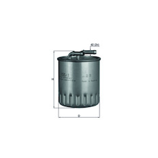 Palivový filtr MAHLE ORIGINAL KL 155/1
