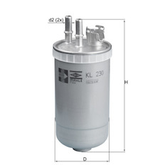 Palivový filtr MAHLE ORIGINAL KL 230