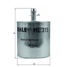 Palivový filtr MAHLE ORIGINAL KL 315