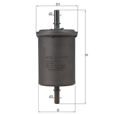 Palivový filtr MAHLE ORIGINAL KL 416/1