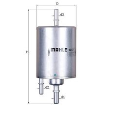 Palivový filtr MAHLE ORIGINAL KL 571