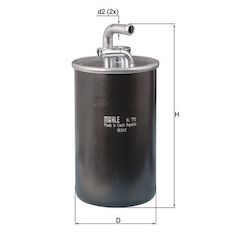 Palivový filtr MAHLE ORIGINAL KL 775