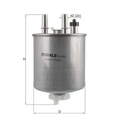 Palivový filtr MAHLE ORIGINAL KL 834