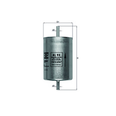 Palivový filtr MAHLE ORIGINAL KL 95