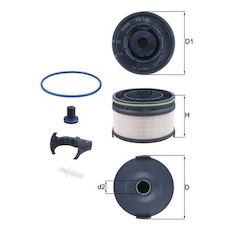 Palivový filtr MAHLE ORIGINAL KX 533KIT