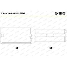 Pánev ložiska klikového hřídele GLYCO 72-4788 0.50mm