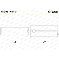 Pánev ložiska klikového hřídele GLYCO H1008/7 STD
