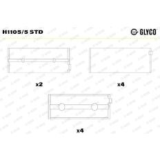 Pánev ložiska klikového hřídele GLYCO H1105/5 STD