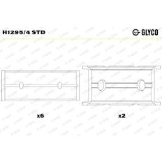 Pánev ložiska klikového hřídele GLYCO H1295/4 STD