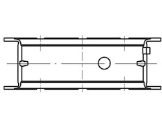 Pánev ložiska klikového hřídele MAHLE ORIGINAL 001 FL 10179 025