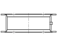 Pánev ložiska klikového hřídele MAHLE ORIGINAL 001 FL 10358 000