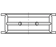 Pánev ložiska klikového hřídele MAHLE ORIGINAL 001 FL 19809 000