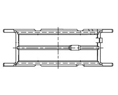 Pánev ložiska klikového hřídele MAHLE ORIGINAL 001 FL 21834 050