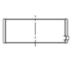 Pánev ložiska klikového hřídele MAHLE ORIGINAL 007 HL 21014 000