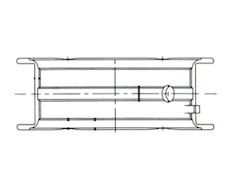 Pánev ložiska klikového hřídele MAHLE ORIGINAL 011 FL 21059 000