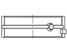 Pánev ložiska klikového hřídele MAHLE ORIGINAL 011 HL 21060 000