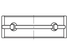 Pánev ložiska klikového hřídele MAHLE ORIGINAL 021 HL 20239 000
