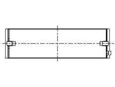 Pánev ložiska klikového hřídele MAHLE ORIGINAL 227 HL 20017 050