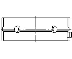 Pánev ložiska klikového hřídele MAHLE ORIGINAL 227 HL 21012 050