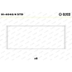 Pánev ojničního ložiska GLYCO 01-4040/4 STD