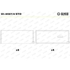 Pánev ojničního ložiska GLYCO 01-4187/4 STD