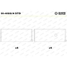 Pánev ojničního ložiska GLYCO 01-4189/4 STD