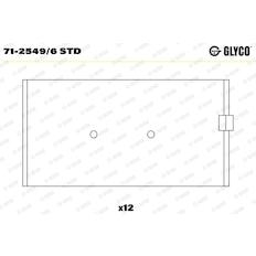 Pánev ojničního ložiska GLYCO 71-2549/6 STD