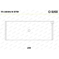 Pánev ojničního ložiska GLYCO 71-3694/5 STD