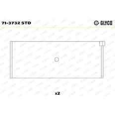 Pánev ojničního ložiska GLYCO 71-3732 STD