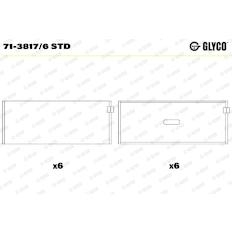 Pánev ojničního ložiska GLYCO 71-3817/6 STD