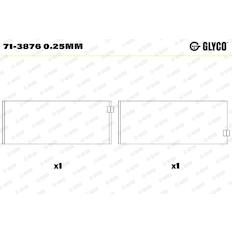 Pánev ojničního ložiska GLYCO 71-3876 0.25mm