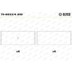 Pánev ojničního ložiska GLYCO 71-4033/4 .010