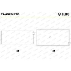 Pánev ojničního ložiska GLYCO 71-4529 STD