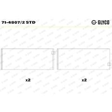 Pánev ojničního ložiska GLYCO 71-4807/2 STD