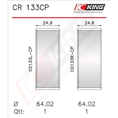 Pánev ojničního ložiska KING CR 133CP0.5