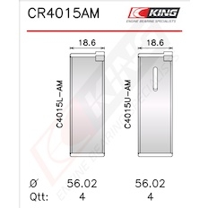 Pánev ojničního ložiska KING CR4015AM1.0