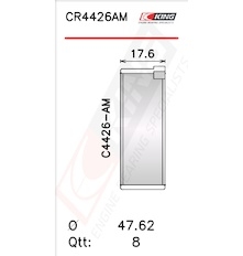 Pánev ojničního ložiska KING CR4426AM1.5
