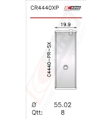 Pánev ojničního ložiska KING CR4440XP STDX