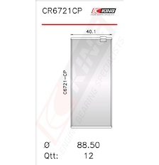 Pánev ojničního ložiska KING CR6721CP 010