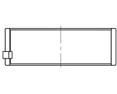 Pánev ojničního ložiska MAHLE ORIGINAL 034 PL 10351 000