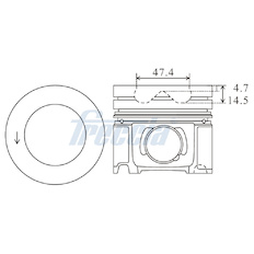 Píst FRECCIA FP23-100200