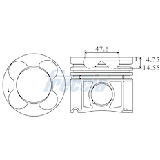 Píst FRECCIA FP23-100300
