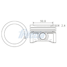 Píst FRECCIA FP23-100500