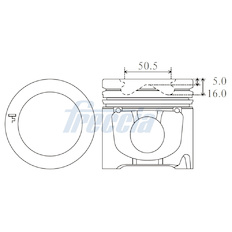 Píst FRECCIA FP23-101240