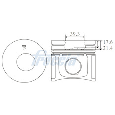 Píst FRECCIA FP23-102000