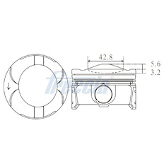 Píst FRECCIA FP23-102100
